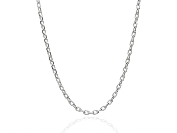Cadena plata forzada 50cm