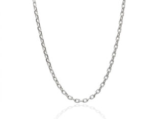 Cadena plata forzada 45cm