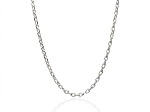 Cadena plata forzada 45cm