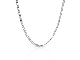 Cadena plana plata Bilmont