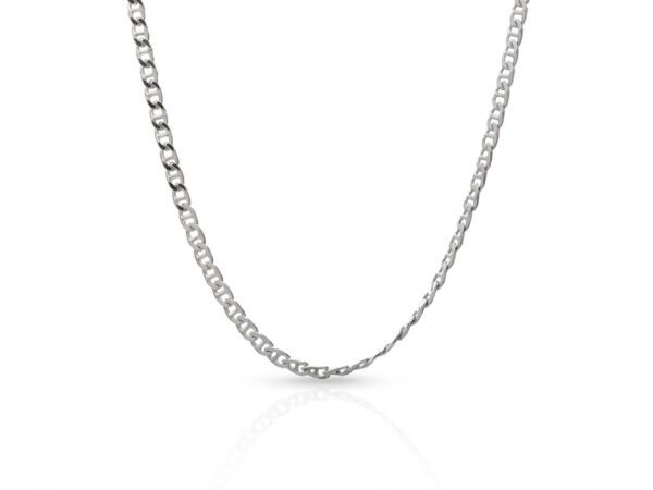 Cadena plana plata Bilmont