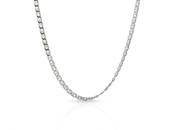 Cadena plana plata Bilmont