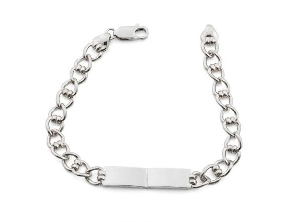 Pulsera identidad doble placa