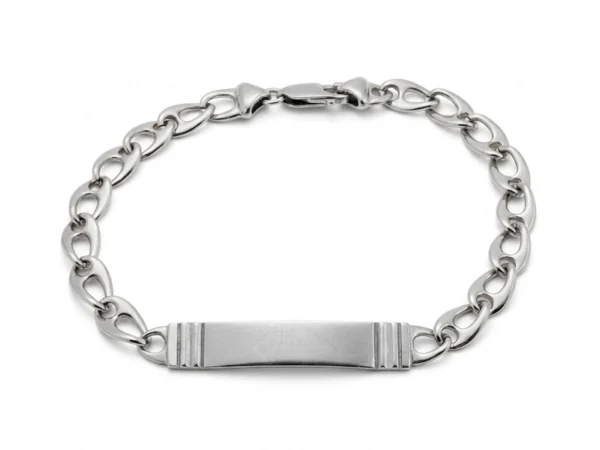 Pulsera identidad eslabones ovales
