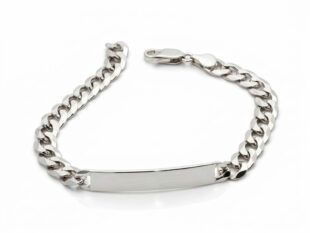 Pulsera Barbada placa central