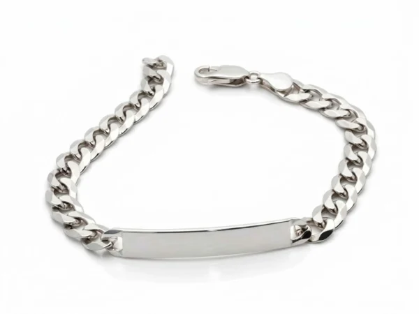 Pulsera Barbada placa central