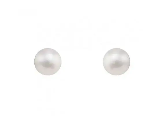 Pendientes oro perlas 6