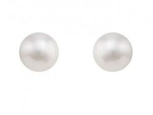 Pendientes perla 8mm oro