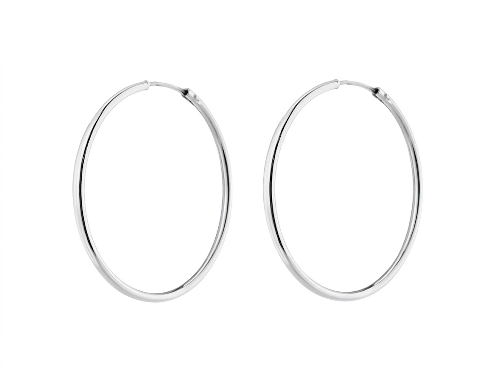 Aros plata tubo 45mm