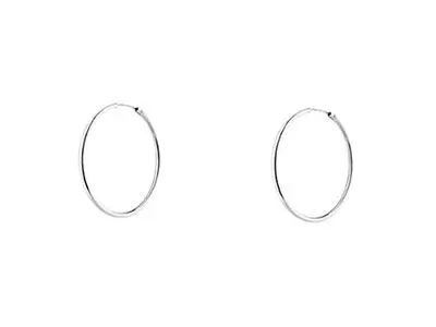 Aros plata 25mm diámetro
