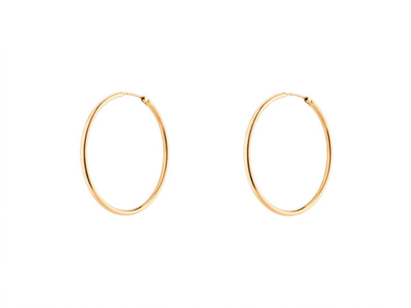 aros plata chapados oro