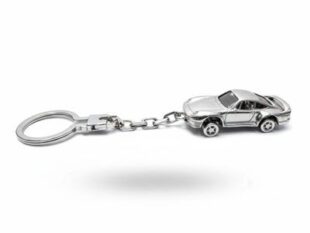 llavero plata artesanal Porsche