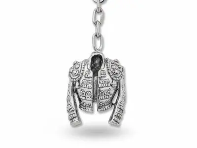 Llavero de plata de ley torera