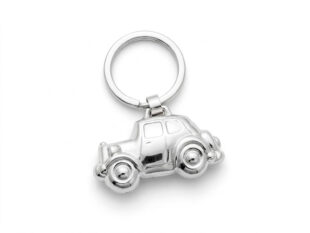 llavero plata coche volumen