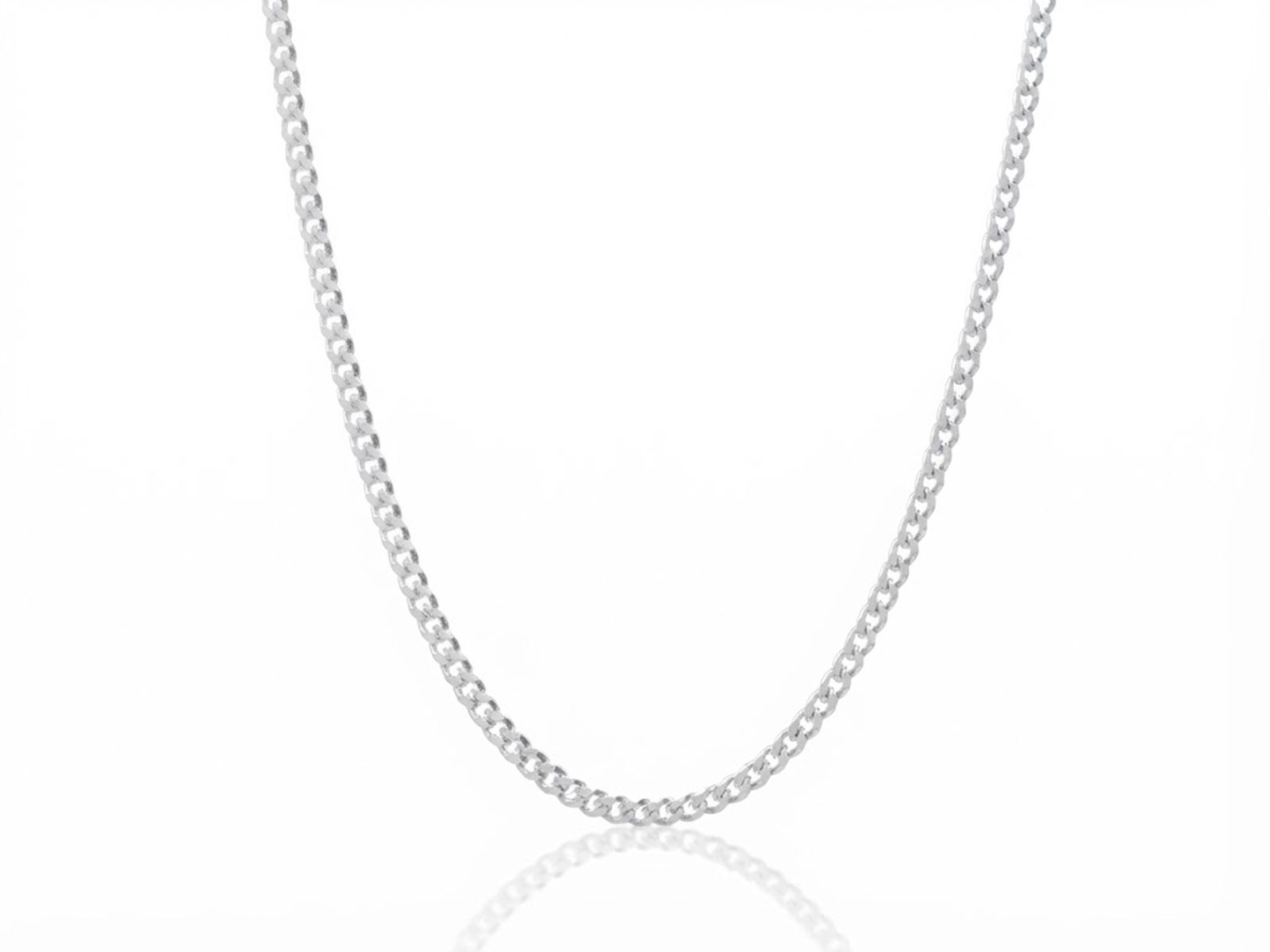 Cadena Barbada plata 50