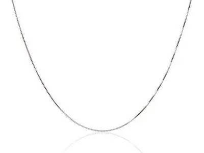 Cadena oro blanco veneciana