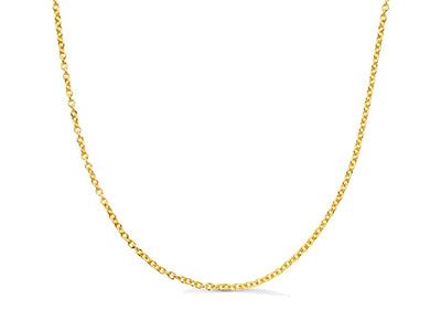 Cadena forzada 40cm oro