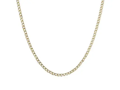 Cadena de oro amarillo de 18 quilates en 45cm modelo Bilbao