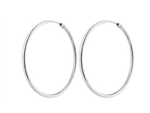 aros grandes plata 50mm