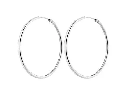 Aros grandes plata 50mm