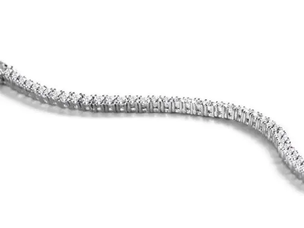 Pulsera plata Rivier circonitas