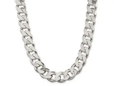 Cadena gorda de plata