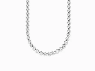 Cadena rolo en plata