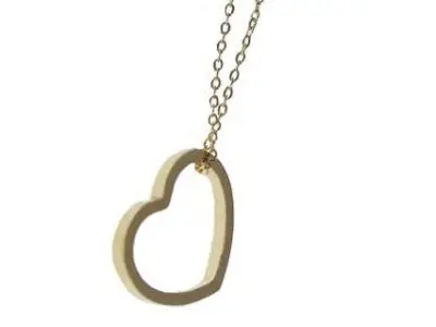 Gargantilla oro corazon