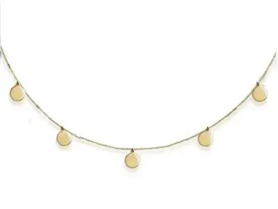 Gargantilla oro mini lunas