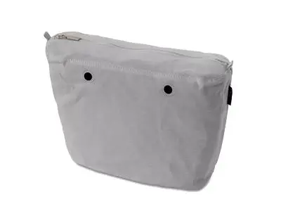 Interior bolso Obag gris