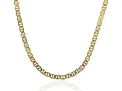 Cadena oro amarillo ancla