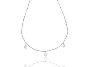 Gargantilla plata cadena perlas