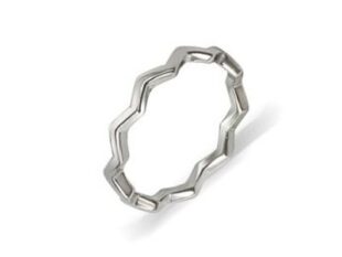 Anillo plata lisa zetas