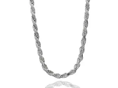Cadena cordon plata
