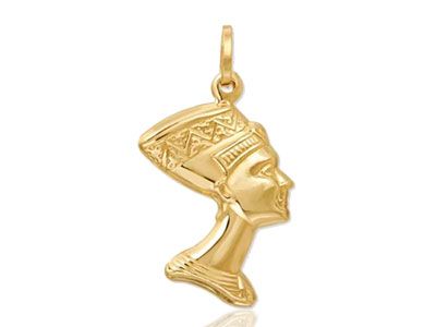 Nefertiti plata chapado oro
