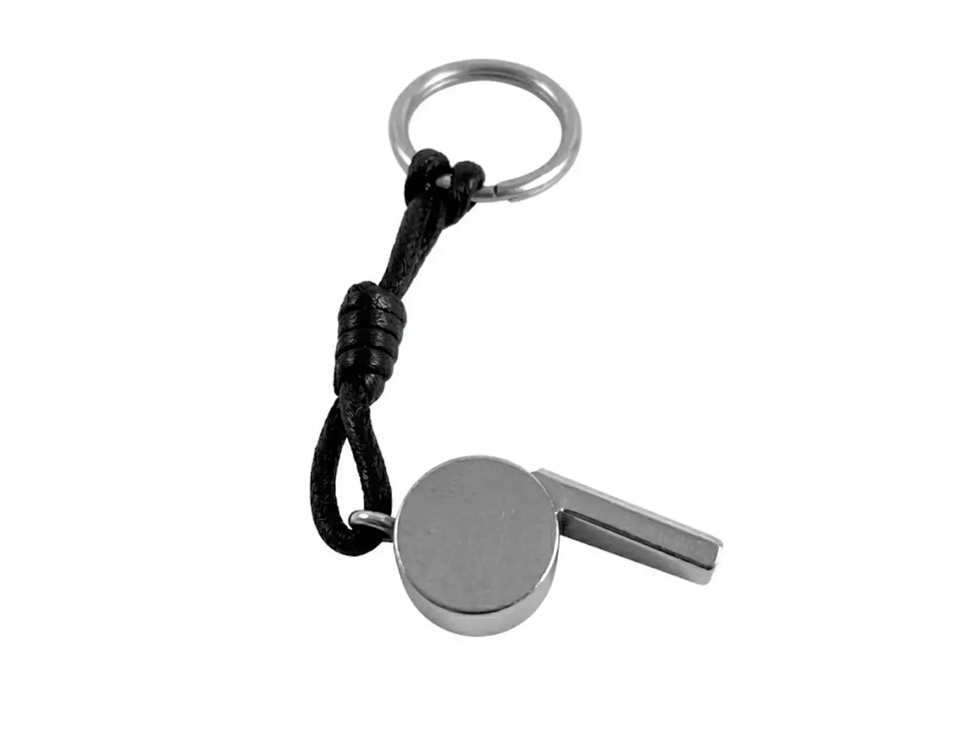 Llavero plata silbato