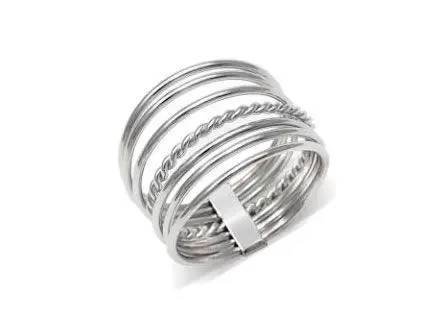 Anillo de plata semanario