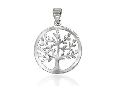 Colgante plata árbol vida
