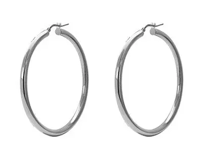 Criollas de plata de tubo de 3 mm x 25 mm