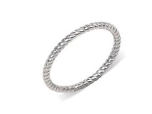Anillo plata trenzado 2mm