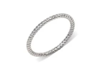 Anillo plata trenzado 2mm