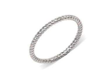 Anillo plata trenzado 2mm
