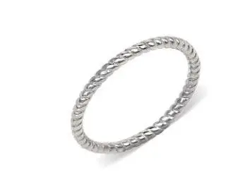 Anillo plata trenzado 2mm