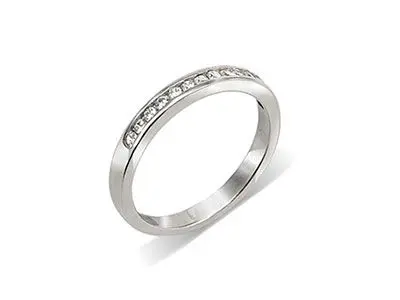 Anillo plata circonitas centrales