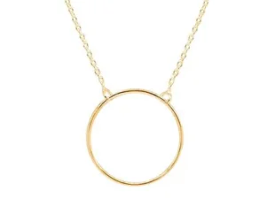 Gargantilla oro aro calado