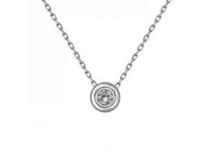 Gargantilla plata 6mm circonita