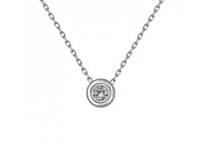 Gargantilla plata 6mm circonita
