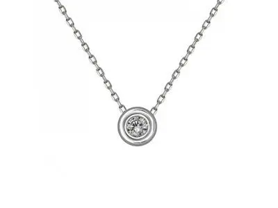Gargantilla plata 6mm circonita