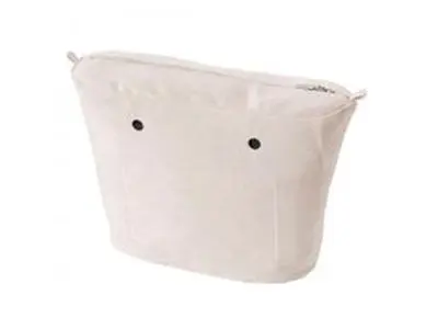 Interior Obag microfibra blanco