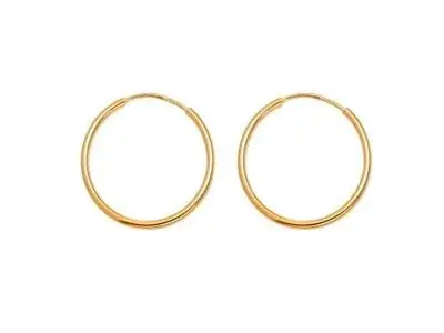 aros plata chapados oro